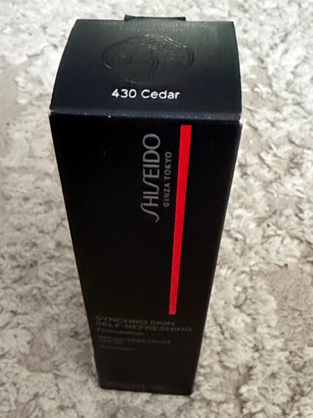 Brand NEW Shiseido Synchro Skin Self-Refreshing Foundation - Cedar spf 30